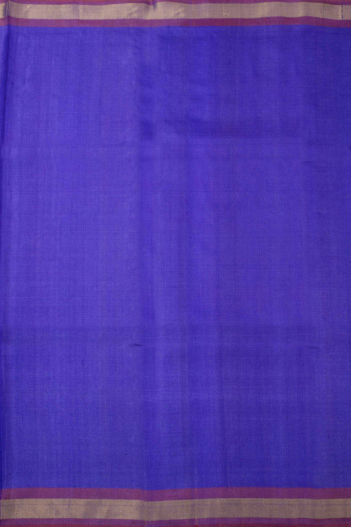 Violet Blue Handloom Kosa silk saree - Avishya