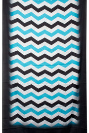 Multicolor Digital Printed Charmeuse Silk Saree - Avishya