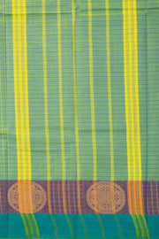 Green Handloom Chettinad Cotton Saree 10072667