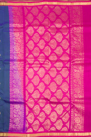 Blue Light Weight Kanchipuram Pure Silk Saree 10072797