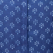 Indigo Hand Block Printed Cotton Blouse 10073284