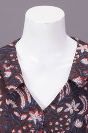Multicolour Jahota Printed Cotton Blouse 10073334