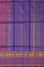 Orange Handloom Kanchi Silk Cotton Saree 10073572