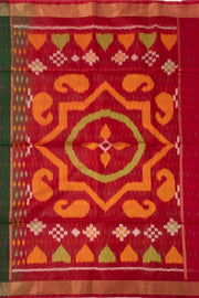 Green Handloom Kovai Silk Cotton Saree 10073778