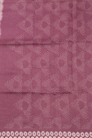 Mauve Floral Printed Linen Saree 10074037