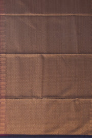 Hot Pink Jute Weave Kanjivaram Vegan Silk Saree 10074637