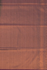 Kombu Green Jute Weave Kanjivaram Vegan Silk Saree 10074648