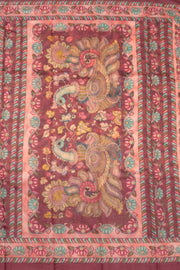 Pink Kalamkari Printed Malai Cotton Saree 10074687