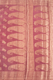 Pink Banarasi Tissue Silk Saree 10074698