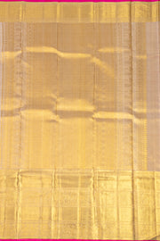 Cashmere Beige Monotone Bridal Kanjivaram Tissue Silk Saree 10074748