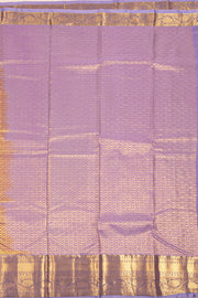 Brown Kanjivaram Vegan Silk Saree with Contrast Pallu 10074876