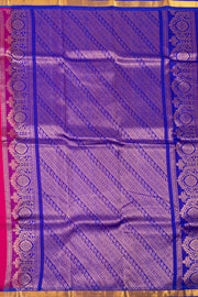 Pink Kanjivaram Pure Silk Saree with Contrast Pallu 10074890