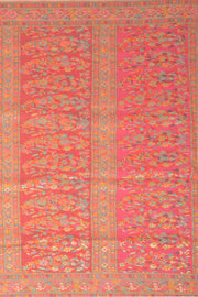 Pink Handloom Kashmir Kani Silk Saree 10075401