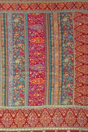 Green Handloom Kashmir Kani Silk Saree 10075402