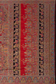 Black Handloom Kashmir Kani Silk Saree 10075405