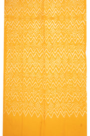 Yellow Bandhani Mukaish Embroidery  Salwar Suit Material 10075469