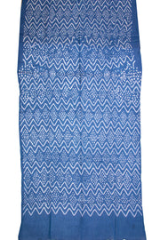 Blue Bandhani Mukaish Embroidery 3 Piece Salwar Suit Material 10075471