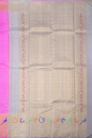 Pink Bridal Fancy Kanjivaram Pure zari saree with Paithani Pallu 10075517