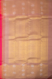 Pink Monotone Kanjivaram Pure Zari Saree 10075518