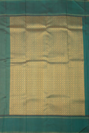 Myrtle Green Monotone Kanjivaram Silk Saree 10075527