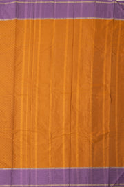 Kanjivaram Vegan Viscose Silk Saree Light Brown Color Block Design 10075554