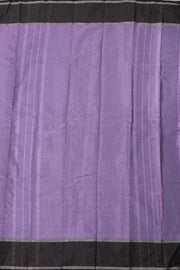 Kanjivaram Vegan Viscose Silk Saree Purple Color Block Design 10075558