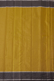 Kanjivaram Vegan Viscose Silk Saree Golden Brown Color Block Design 10075560