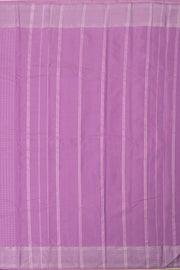 Kanjivaram Vegan Viscose Silk Saree Lavender Color Block Design 10075563
