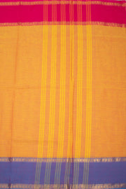 Orange Handloom Chettinad Cotton Saree 10075821