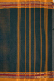 Green Handloom Chettinad Cotton Saree 10075906