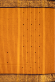 Brown Handloom Chettinad Cotton Saree 10075909