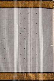 Grey Handloom Chettinad Cotton Saree 10075910