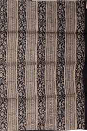 Beige Printed Tussar Silk Saree 10076297