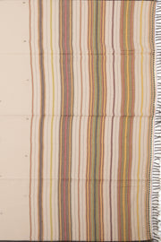 Off White Handloom Bhujodi Cotton Saree Without Blouse 10076930