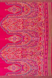 Pink Kashmiri Printed Silk Saree 10076934
