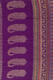 Purple Kashmiri Printed Silk Saree 10076936