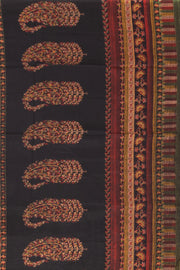 Black Kashmiri Printed Silk Saree 10076937