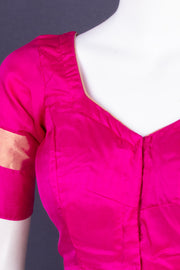 Pink Kanjivaram Soft Silk Blouse 10076976