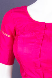 Pink Kanjivaram Soft Silk Blouse 10076977