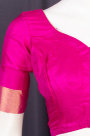 Pink Kanjivaram Soft Silk Blouse 10076988