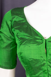 Green Kanjivaram Soft Silk Blouse 10076990