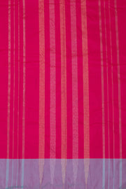 Pink Kanjivaram Vegan Silk Saree 10077089