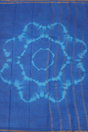 Blue Handcrafted Sungudi Cotton Saree 10077119