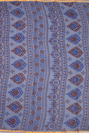 Blue Handcrafted Sungudi Cotton Saree 10077137