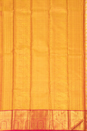 Gold With Maroon Kanjivaram Pure Silk Saree 10077159