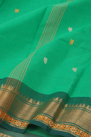 Green Handloom Chettinad Cotton Saree 10077316