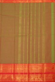 Green Handloom Chettinad Cotton Saree 10077349