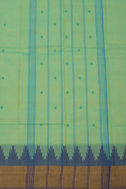 Green Handloom Chettinad Cotton Saree 10077355