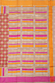 Multicolor Chanderi Printed Silk Cotton Saree 10077367