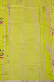 Green Chanderi Printed Silk Cotton Saree 10077368